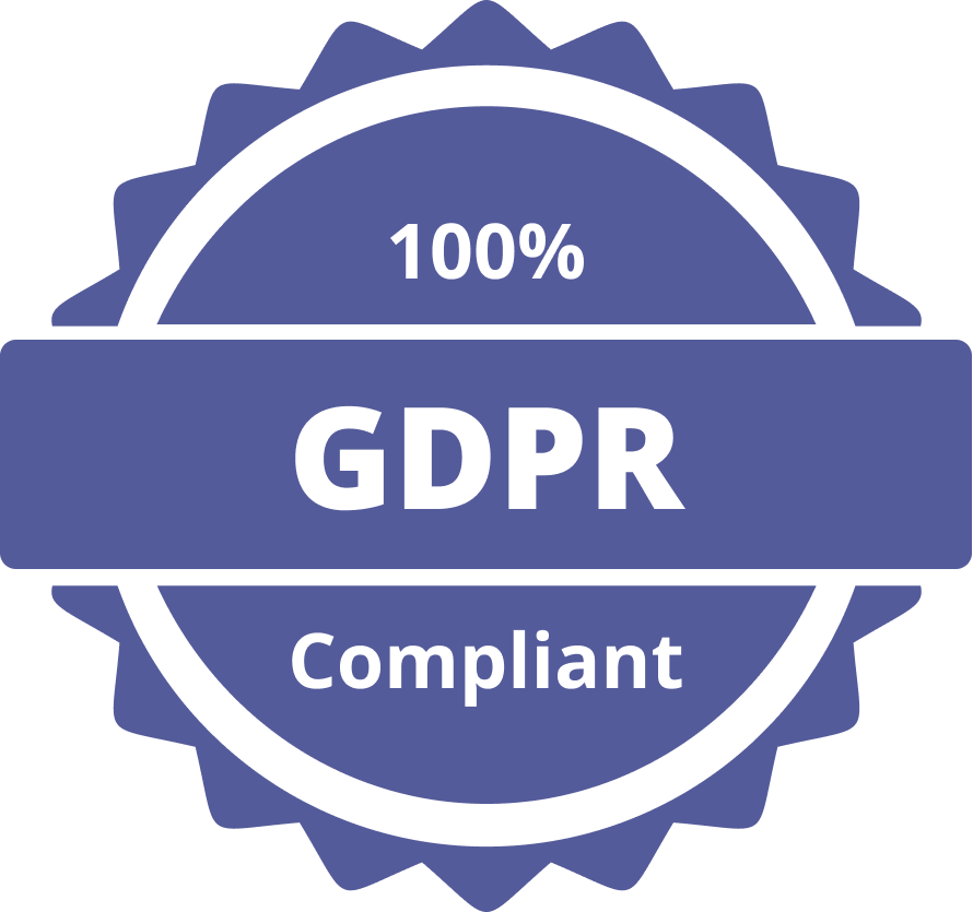 100 GDPR compliant - Homepage