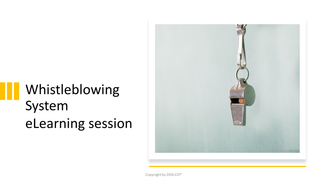 Whistleblowing System eLearning