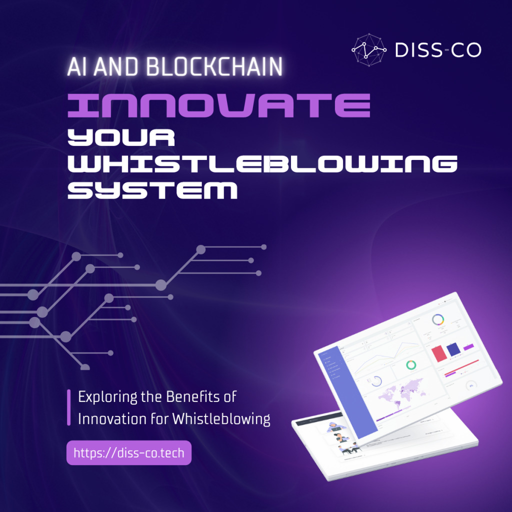 AI and Blockchain-based Whistleblowing Software by DISS-CO
