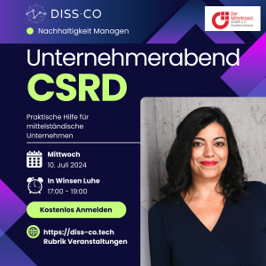 CSRD-Konformität mit DISS-CO und BVMW
